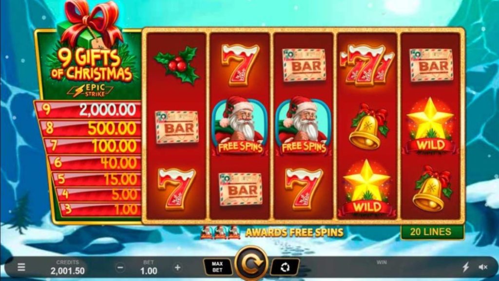 9 Gifts of Christmas Online Casino Slot Game: A Player’s Guide