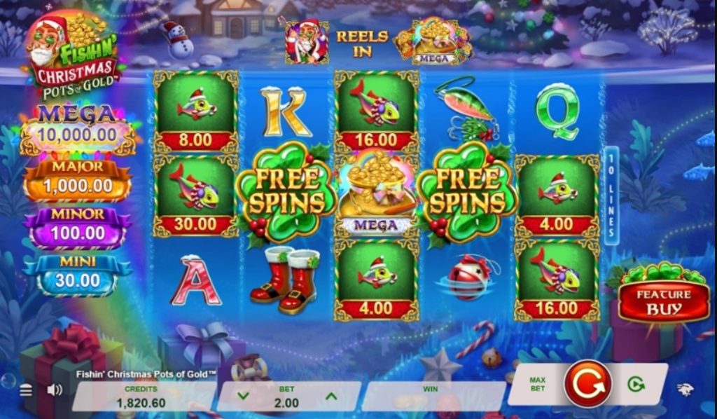 Reeling in the Wins: A Guide to Fishin’ Christmas Pots of Gold Slot Game