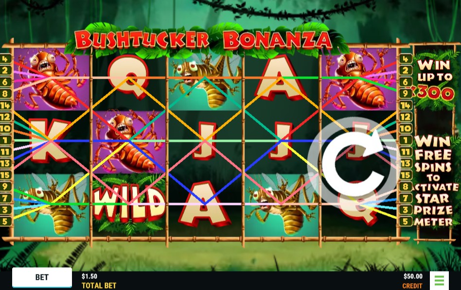 Bushtucker Bonanza: A Fun and Exciting Online Casino Slot Game